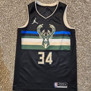 Jordan Milwaukee Bucks Jersey Men Size Medium